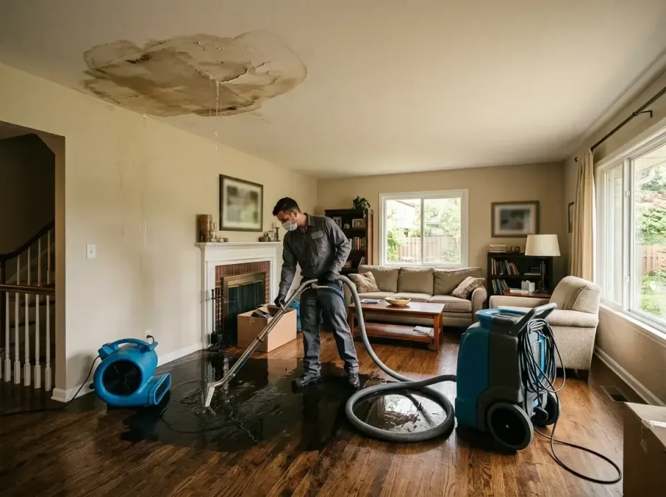 attic-pipe-burst-ceiling-drip-008 — frequently asked questions, Water Damage Restoration & Carpet Care in Bartonsville, MD